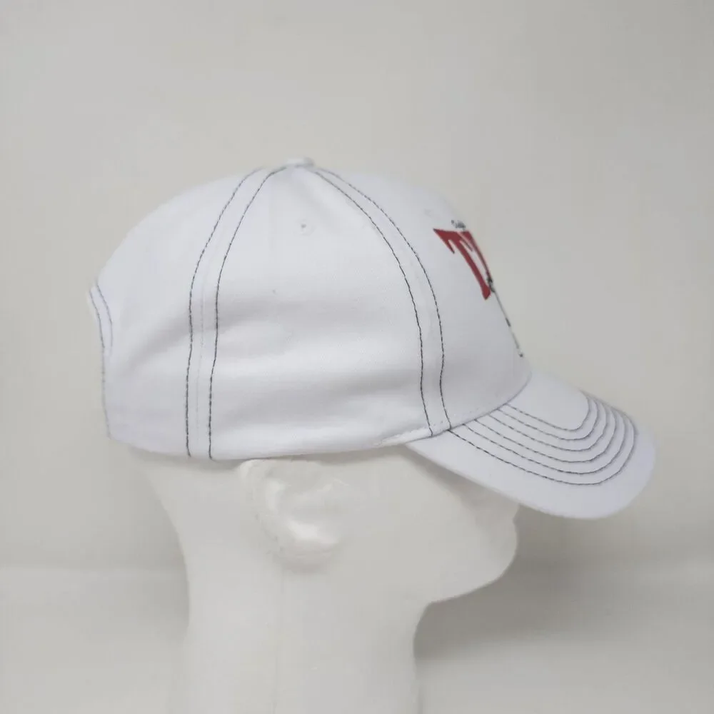 True Religion Hat Baseball Mens One Size White Snapback Cap Buddha Graphic Logo